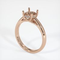 18K Rose Gold Pave Ring Setting Video
