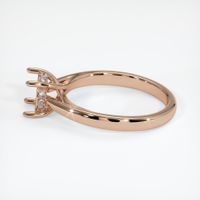 18K Rose Gold Pave Ring Setting Image