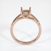 18K Rose Gold Pave Ring Setting Image