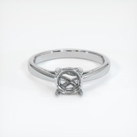 Silver Pave Ring Setting Image