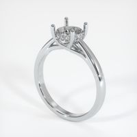 Pave Ruby Ring 2.03 Ct., 14K White Gold Combination Setting