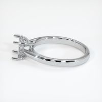 14K White Gold Pave Ring Setting Image