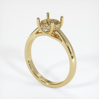 10K Yellow Gold Pave Ring Setting Video