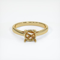 10K Yellow Gold Pave Ring Setting Image