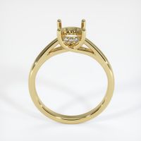 18K Yellow Gold Pave Ring Setting Image