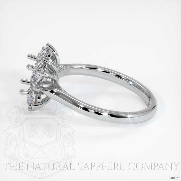 Platinum 950 Halo Ring Setting