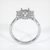 10K White Gold Halo Ring Setting Image
