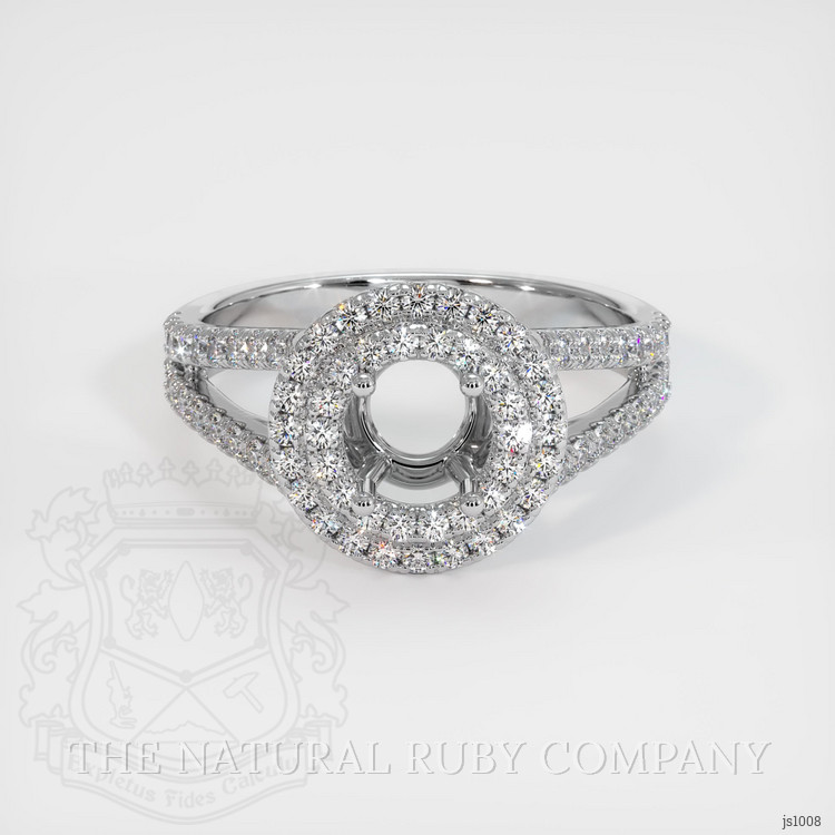 Silver Pave Ring Setting