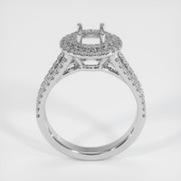14K White Gold Pave Ring Setting Image