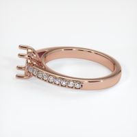 14K Rose Gold Pave Ring Setting Image