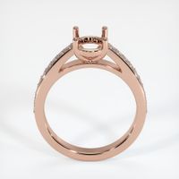 14K Rose Gold Pave Ring Setting Image