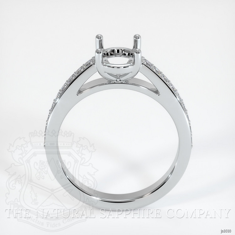 Silver Pave Ring Setting
