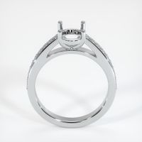 14K White Gold Pave Ring Setting Image