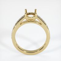 14K Yellow Gold Pave Ring Setting Image