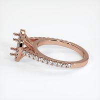 14K Rose Gold Pave Ring Setting Image