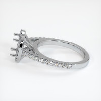 10K White Gold Pave Ring Setting Image