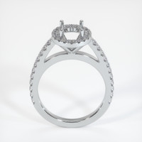 10K White Gold Pave Ring Setting Image