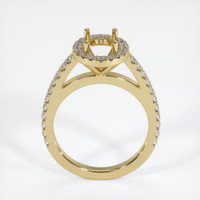10K Yellow Gold Pave Ring Setting Image