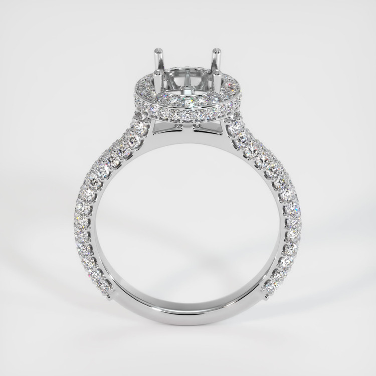 Platinum 950 Pave Ring Setting