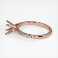 14K Rose Gold Pave Ring Setting Image
