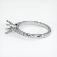 10K White Gold Pave Ring Setting Image