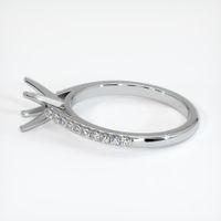 18K White Gold Pave Ring Setting Image