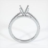 18K White Gold Pave Ring Setting Image