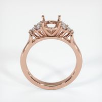 14K Rose Gold Accent Stones Ring Setting Image