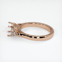 18K Rose Gold Accent Stones Ring Setting Image