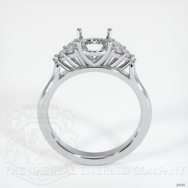 Silver Accent Stones Ring Setting