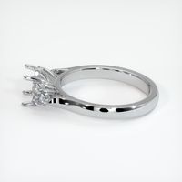18K White Gold Accent Stones Ring Setting Image