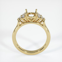 10K Yellow Gold Accent Stones Ring Setting Image