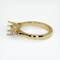 18K Yellow Gold Accent Stones Ring Setting Image