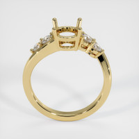 14K Yellow Gold Accent Stones Ring Setting Image