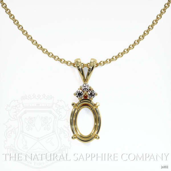  Emerald Pendant 1.84 Ct. 18K Yellow Gold