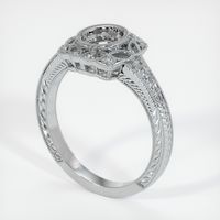 Platinum 950 Antique Style Ring Setting Video