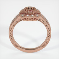 14K Rose Gold Antique Style Ring Setting Image