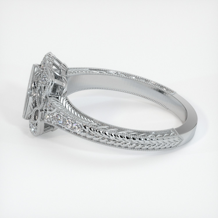 Silver Antique Style Ring Setting