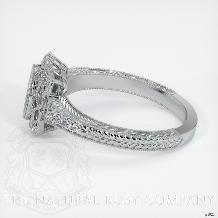 18K White Gold Antique Style Ring Setting