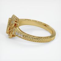 18K Yellow Gold Antique Style Ring Setting Image