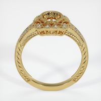 18K Yellow Gold Antique Style Ring Setting Image