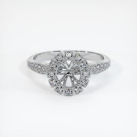 Silver Pave Ring Setting Image