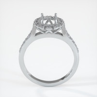 Silver Pave Ring Setting Image