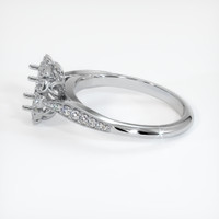 10K White Gold Pave Ring Setting Image