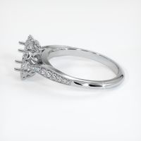 18K White Gold Pave Ring Setting Image