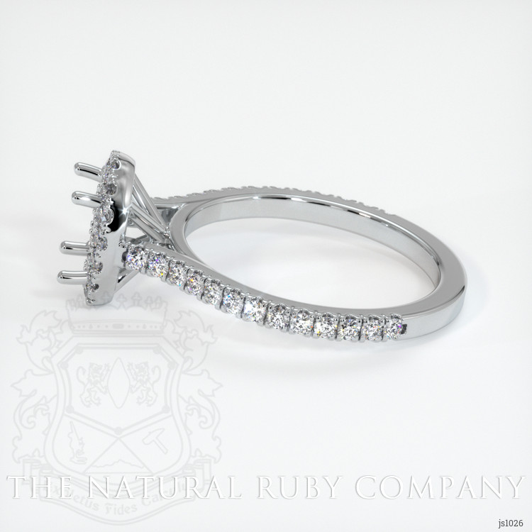 Platinum 950 Pave Ring Setting