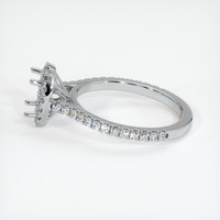 10K White Gold Pave Ring Setting Image