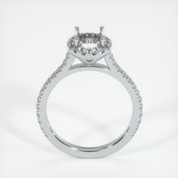 10K White Gold Pave Ring Setting Image