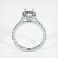 18K White Gold Pave Ring Setting Image