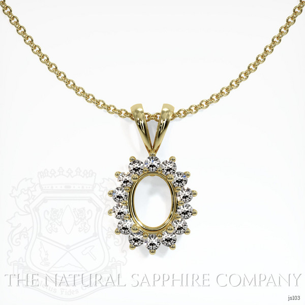  Emerald Pendant 1.42 Ct. 18K Yellow Gold